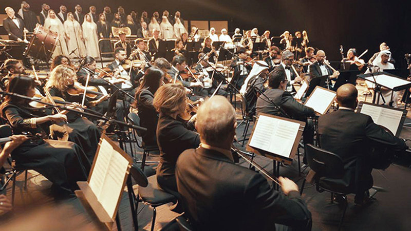 الأوركسترا الوطنية تشدو لحماة الوطن بعمل فني راقٍ. أرشيفية