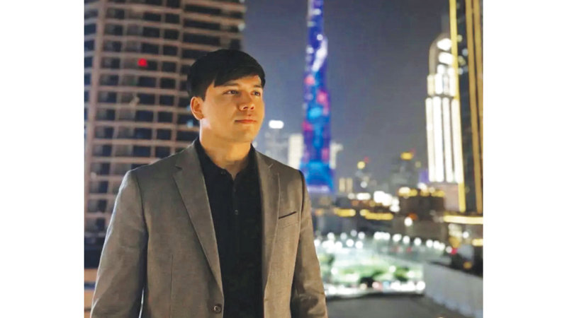 رانسي كاريغما حرص على توثيق محبته للإمارات بأكثر من عمل. أرشيفية