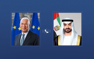 رئيس الدولة يتلقى اتصالاً هاتفياً من رئيس المجلس الأوروبي