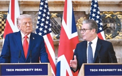 الصورة: تصدعات تُعيق التعاون الأمني بين الولايات المتحدة وبريطانيا