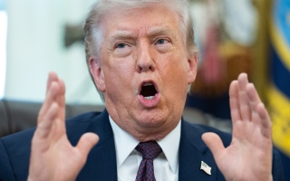 الصورة: ترامب لرويترز قبيل خطابه: سنخرج من إيران سريعاً ونعود إذا لزم الأمر