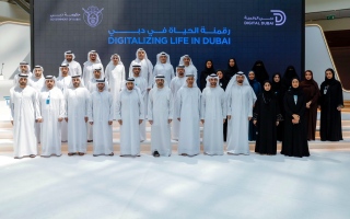 الصورة: حمدان بن محمد يوجّه بإدراج جميع خدمات الأفراد والأعمال ضمن منظومة رقمية موحّدة خلال عام واحد