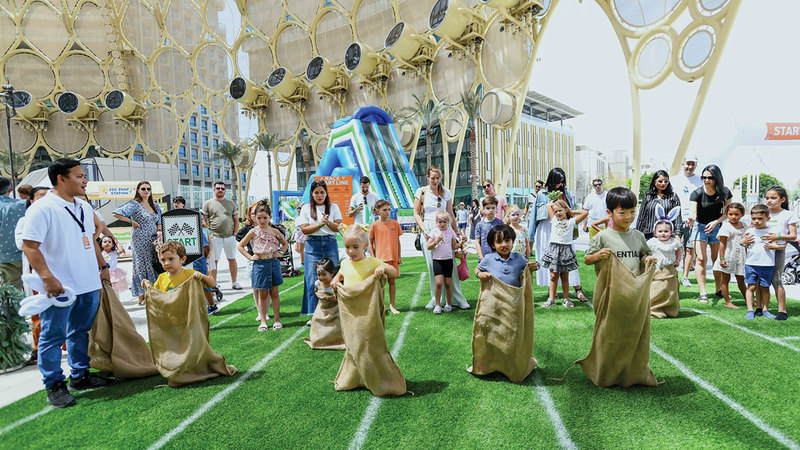 مهرجان الحصاد الربيعي يعود إلى ساحة الوصل في مدينة إكسبو دبي. من المصدر