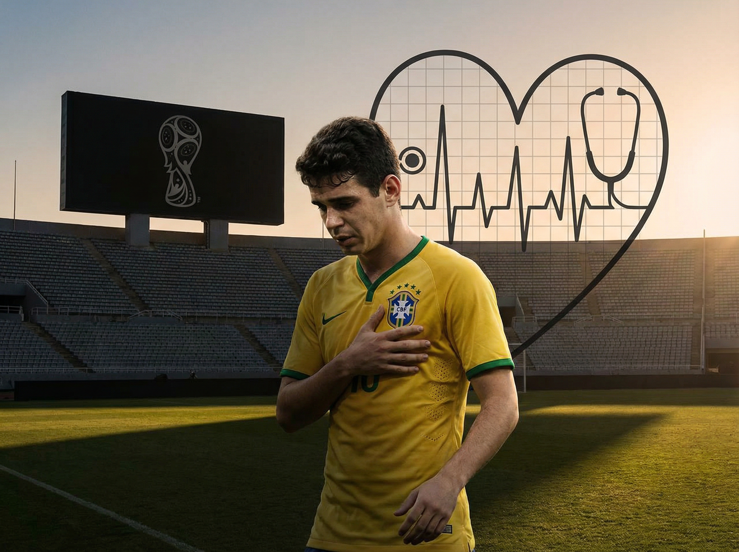 مضاعفات في القلب تجبر نجم البرازيل على الاعتزال قبل كأس العالم