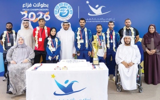 الصورة: &laquo;دبي لأصحاب الهمم&raquo; يُكرّم أبطال الدرّاجات البارالمبية