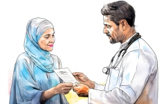 الصورة: متبرع يُسدّد 38 ألف درهم لتجديد التأمين الصحي لـ &laquo;أبومحمود&raquo; وزوجته