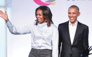 الصورة: آل أوباما يمتلكون إمبراطورية إعلامية قوية تدر الكثير من المال