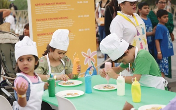 الصورة: الحصاد الربيعي يستقطب 2200 زائر إلى ساحة الوصل