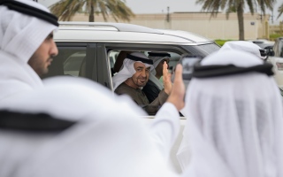 رئيس الدولة يحضر حفل زفاف راشد القبيسي