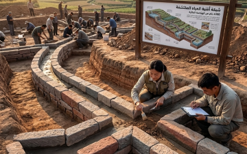 الصورة: اكتشاف شبكة أقنية مياه وسط الصين عمرها 4000 عام