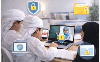 «هيئة المعرفة» تحدد 5 إجراءات لحماية بيانات طلبة من الاختراق خلال التعلم عن بُعد