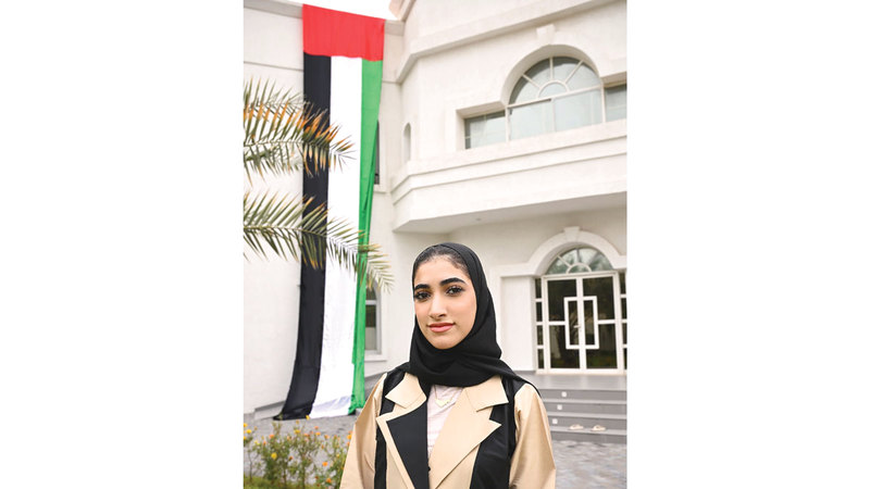 شيخة محمد: العلم الذي يخفق فوق جبين الوطن هو رمز لقوة حقيقية، كامنة في نفوس أبناء الشعب.