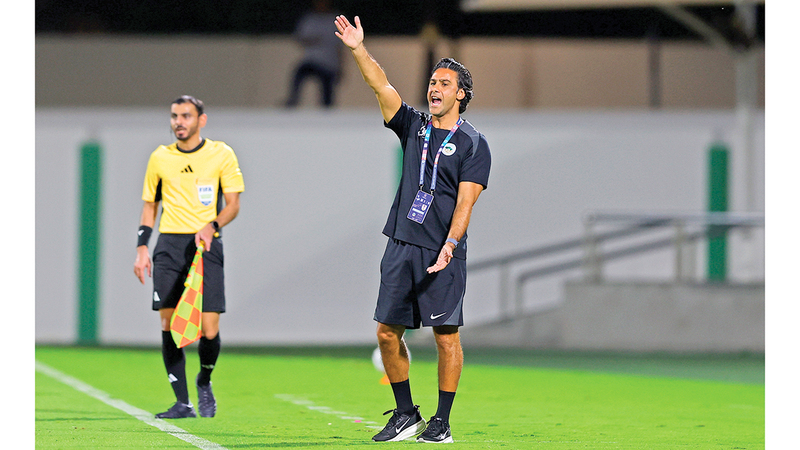 مدرب البطائح فرهاد مجيدي. تصوير: زيشان أحمد