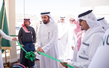 الصورة: وزير الحج يدشّن مشروع رابية كدانة في مشعر منى لخدمة أكثر من 15 ألف حاج