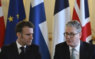 الصورة: ستارمر وماكرون يستضيفان محادثات حول مضيق هرمز في باريس الجمعة