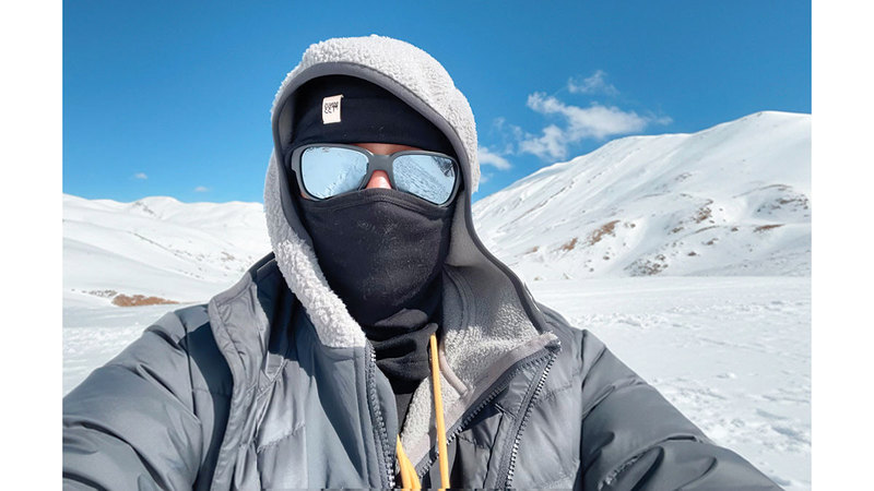 تجارب &laquo;سعاد&raquo; متنوعة ما بين قمم الثلوج والصحارى. من المصدر