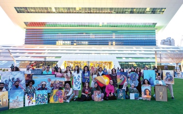 الصورة: 300 فنان تجمعهم احتفالية مكتبة محمد بن راشد باليوم العالمي للفن