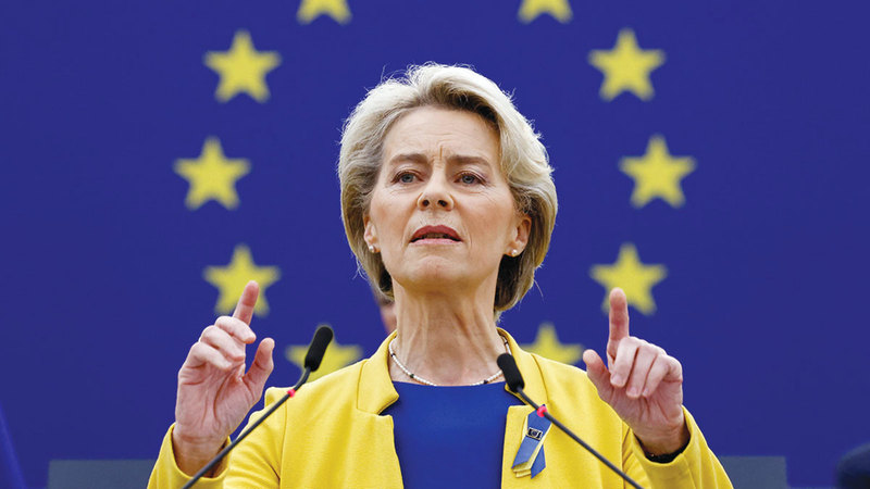 أورسولا فون دير لاين تفضّل إنهاء قاعدة الإجماع في الاتحاد الأوروبي. رويترز