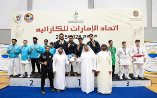 الصورة: شباب الأهلي والشارقة يتقاسمان ألقاب دوري الكاراتيه