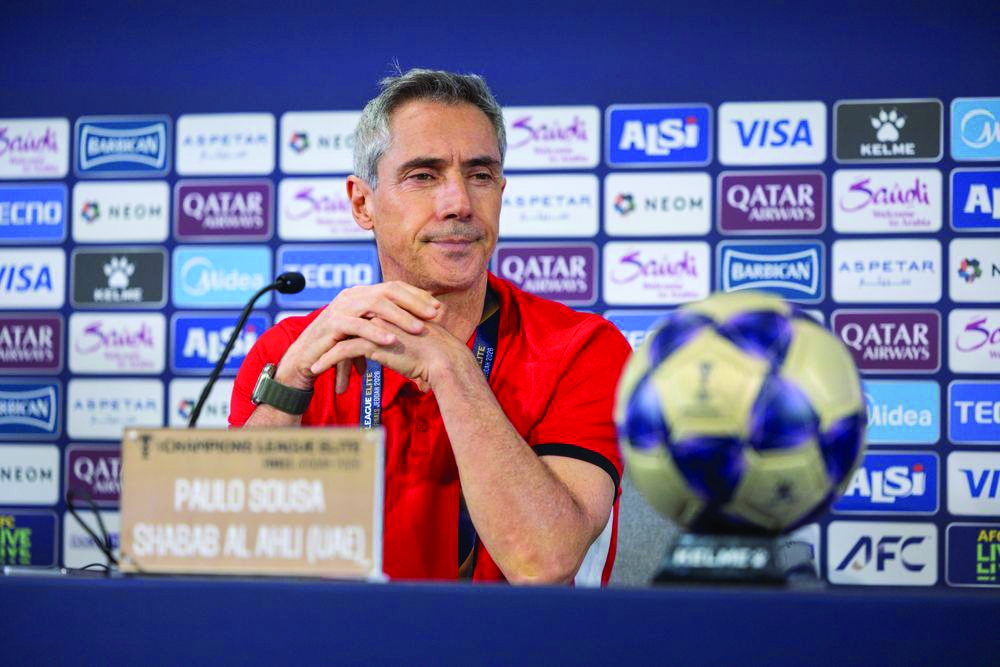 "لا يكفي".. مدرب شباب الأهلي سوزا متحفز لمواجهة ماتشيدا الياباني