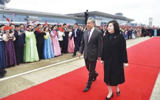 الصورة: الصين تسعى إلى تشكيل بيئة إقليمية مواتية قبل قمة ترامب وشي