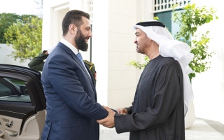 رئيس الدولة والرئيس السوري يبحثان علاقات البلدين والتطورات الإقليمية