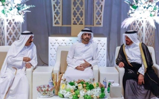 حمدان بن محمد يحضر أفراح آل ثاني