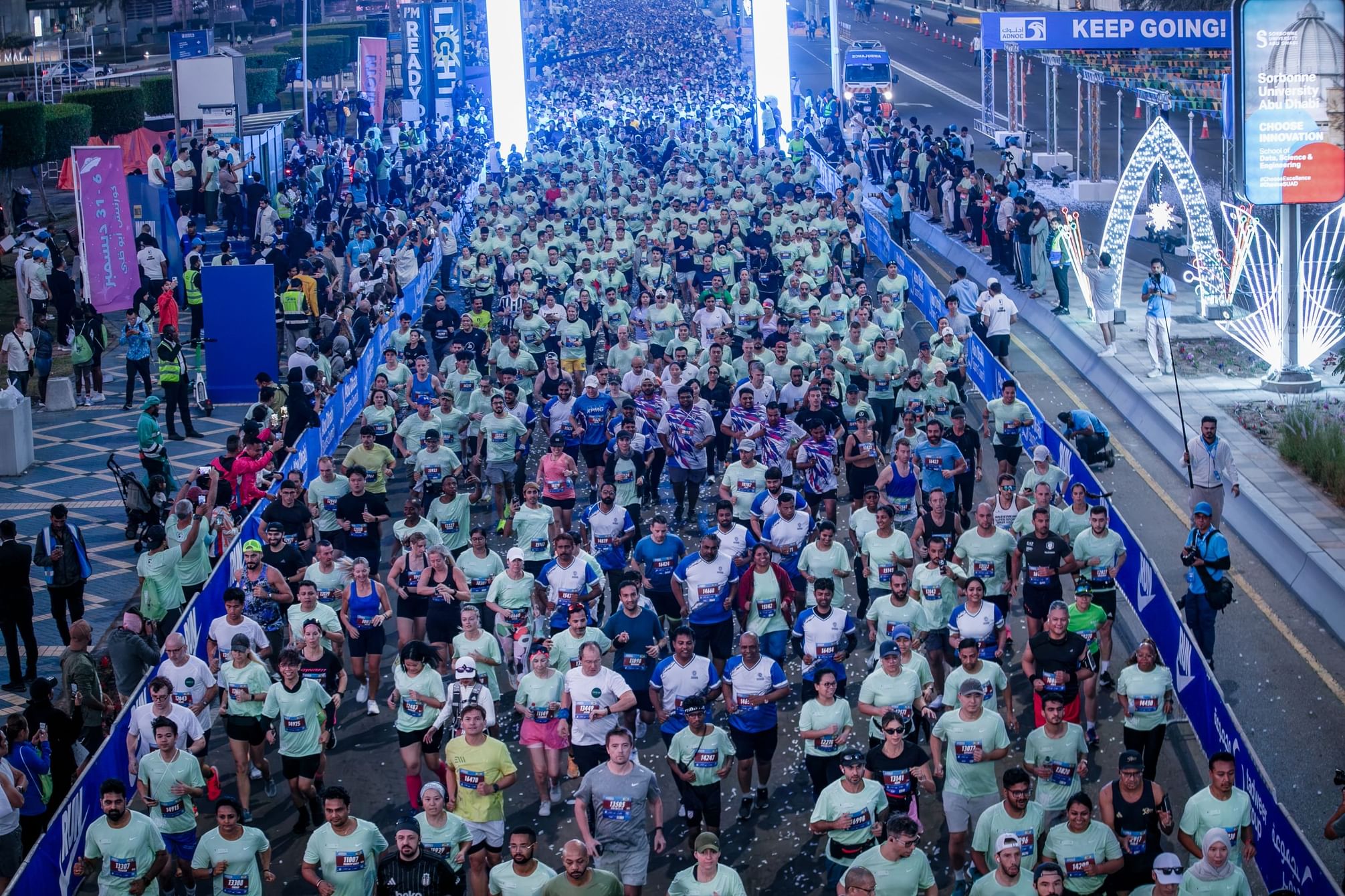 "دولي ألعاب القوى" يمنح ماراثون أبوظبي "العلامة الذهبية لسباقات الطرق"