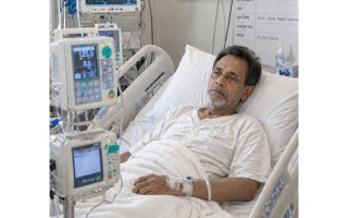 الصورة: &laquo;أبوجيهان&raquo; يعاني &laquo;اللوكيميا&raquo;.. ويحتاج إلى أدوية بـ 40 ألف درهم