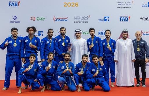 منصور بن محمد يتوّج أبطال كأس نائب رئيس الدولة للجوجيتسو