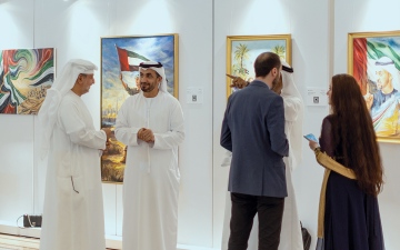 الصورة: &laquo;حماة الوطن&raquo;.. إبداع يجسد القوة والصلابة بالألوان والمشاهد الإنسانية