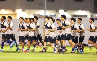 الصورة: &laquo;أبيض الناشئين &raquo; يبدأ مشوار آسيا بلقاء كوريا