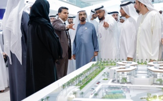 الصورة: محمد بن راشد: "الإمارات لا تنتظر المستقبل بل تصنعه الآن بأفكار وسواعد أبنائها ومؤسساتها الوطنية الطموحة "