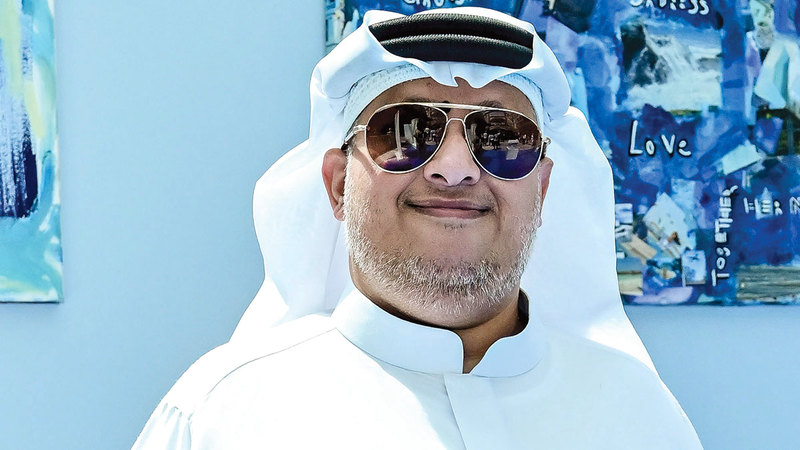 أحمد الغفلي: &laquo;المعرض&raquo; يكسر الحواجز في التعاطي مع أصحاب الهمم، إلى جانب الرسالة التي يُقدّمها عبر الفن.