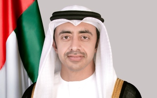 عبدالله بن زايد يدين التنظيم المرتبط بالحرس الثوري الإيراني في البحرين ويؤكد تضامن دولة الإمارات الكامل مع المملكة