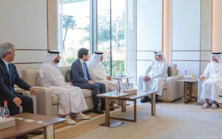 الصورة: مكتوم بن محمد: نهج الشراكات الاستراتيجية محرك رئيسي لنمو اقتصاد الإمارات