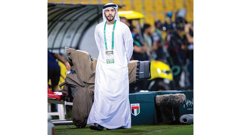 أحمد الطنيجي رئيس شركة الوصل لكرة القدم. من المصدر