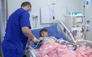 الصورة: المستشفى الإماراتي العائم في العريش يواصل خدماته الطبية للأشقاء الفلسطينيين
