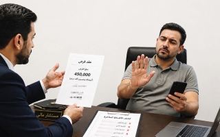 الصورة: عميل يقترض 450 ألف درهم ويمتنع عن سداد الأقساط
