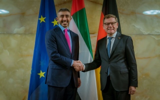 عبدالله بن زايد يلتقي وزير الخارجية الألماني في برلين عبدالله بن زايد يلتقي وزير الخارجية الألماني في برلين
