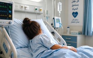 الصورة: الطفلة &laquo;سحر&raquo; تحتاج إلى 187 ألف درهم لعلاج ضمور المخ والأعصاب