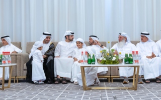 حمدان بن محمد يحضر أفراح بن خرباش والشعفار