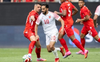 الصورة: منتخب الأردن يخسر أمام سويسرا قبل أيام من كأس العالم