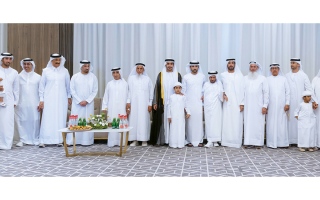 حمدان بن محمد وأحمد بن محمد يحضران أفراح بن خرباش والشعفار