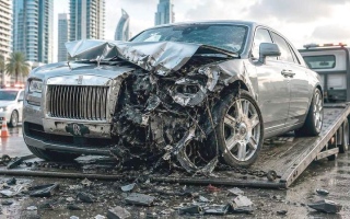 شركة تأمين تطلب استرداد حطام «رولز رويس» بعد 10 سنوات من الحادث