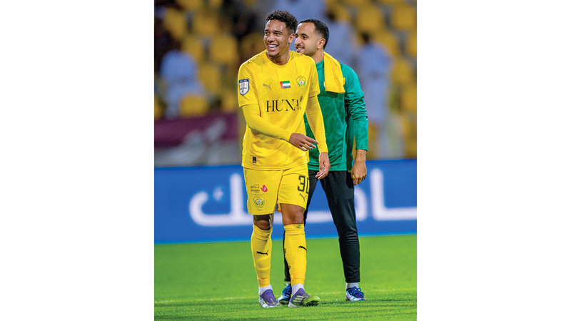 لاعب الوصل برايان بالاسيوس. من المصدر