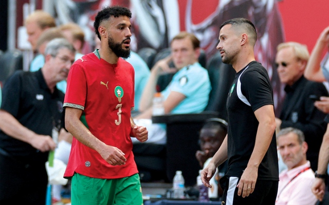 الصورة: قلق في المغرب بعد إصابة الزلزولي ​ومزراوي
