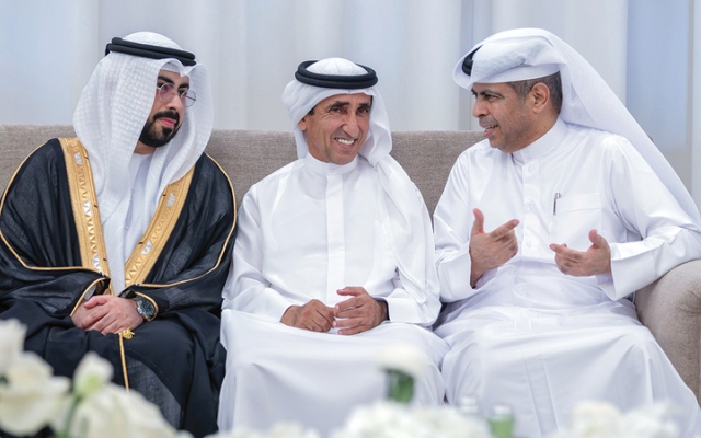 الصورة: سعيد بن مكتوم يحضر أفراح الفلاسي والبحر