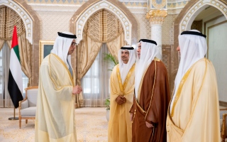 أمام منصور بن زايد.. 23 قاضيا وعضو نيابة يؤدون الي