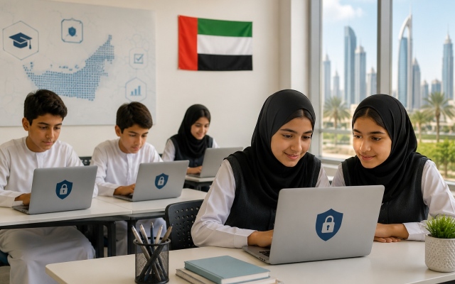 الصورة: مدارس توجه الطلبة لتحديث &laquo;المتصفح الآمن&raquo; استعداداً لاختبارات الفصل الثالث